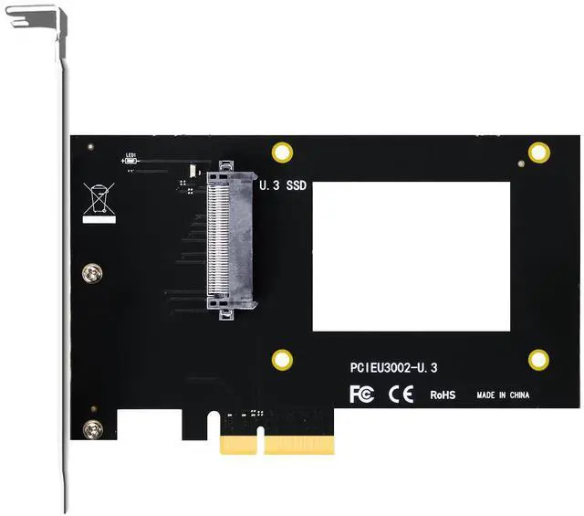 Main image of BUCIER PU13 U.3 to PCIe 4.0 X4 Adapter for 2.5 Inch U.3 SSD, PCIe 4.0 X4 Full Speed