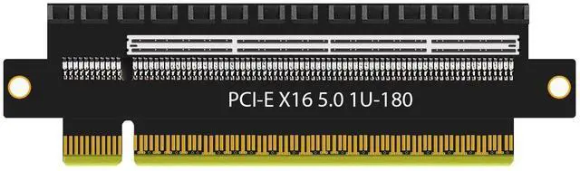 Main image of BUCIER PA17 PCIe 5.0 X16 Riser Adapter Card, Straight and Low-Profile for 1U/2U Server Installation
