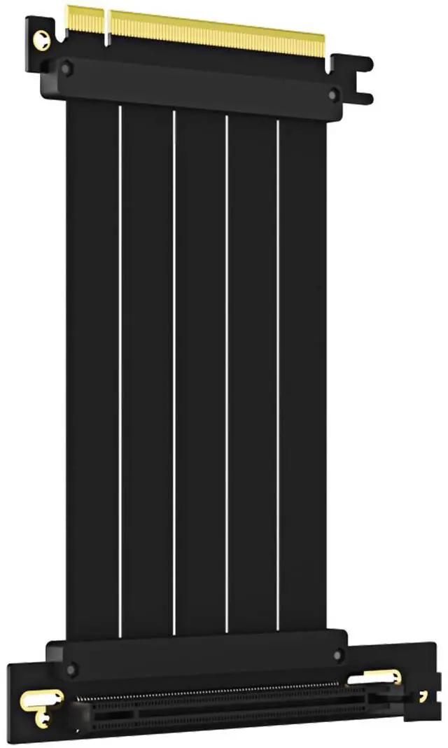 Main image of BUCIER 150mm PCIe 4.0 X16 Riser Cable for PCIe 4.0/3.0 GPUs, Such as GeForce RTX 40/30 Series and AMD Radeon RX7000/RX6000 Series, etc