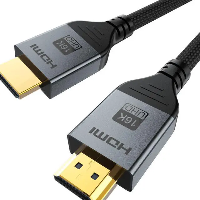 Alt view image 7 of 7 - BUCIER 16K HDMI 2.2 Cable 6.6FT, 96Gbps Ultra High Speed 16K@60Hz 8K@120Hz 4K@480Hz HDMI Cord, HDCP 2.3 & HDR10 HDMI Cables for PS5/Xbox Series X|S/Roku TV/Gaming PC/Monitor/Blu-ray/Projector
