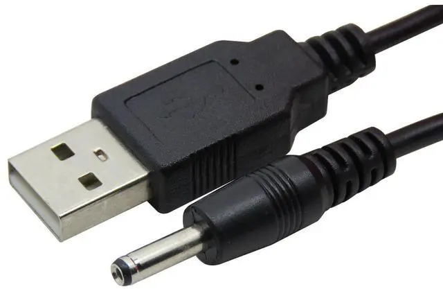 Main image of BUCIER USB A to DC 3.5 mm/1.35 mm 5 Volt DC Barrel Jack Power Cable