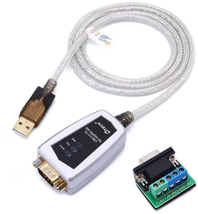 Alt view image 5 of 7 - USB to RS422 RS485 Serial Port Adapter Cable with FTDI Chipset 5 Position Terminal Board for Windows 11 10 8 7 XP Mac (4 Feet)