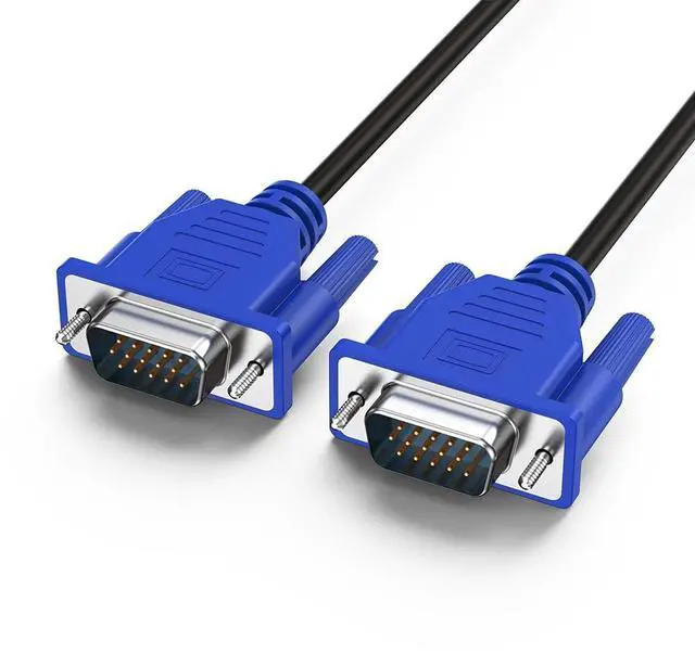 Main image of BUCIER 3 FT VGA Cable, Short Male VGA Monitor Computer Shielded Cord Adapter (15Pin), HD15 1080P@60Hz Full HD High Resolution for TV Computer Projector Splitter Docking Station KVM