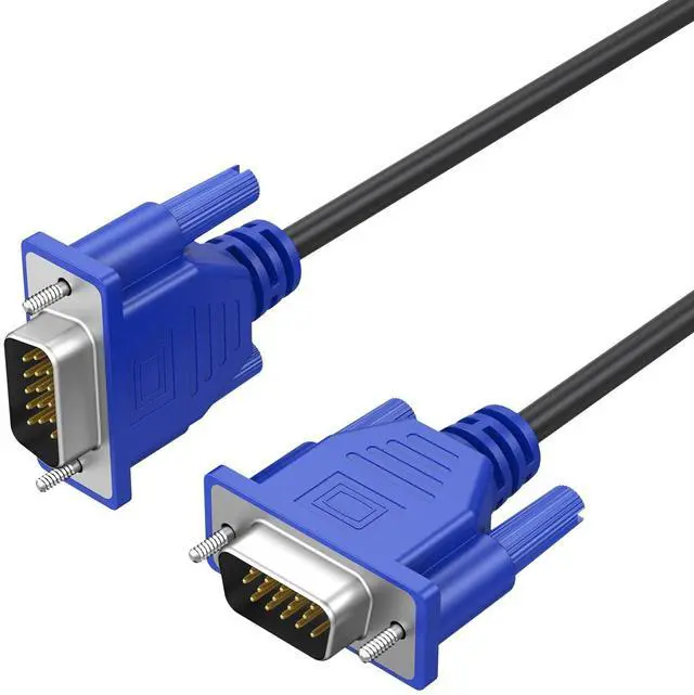 Alt view image 7 of 7 - BUCIER 3FT VGA to VGA Cable 5-Pack, 1080P Full HD, 15Pin Male to Male, Computer, Laptop, Monitor, Projector Compatible