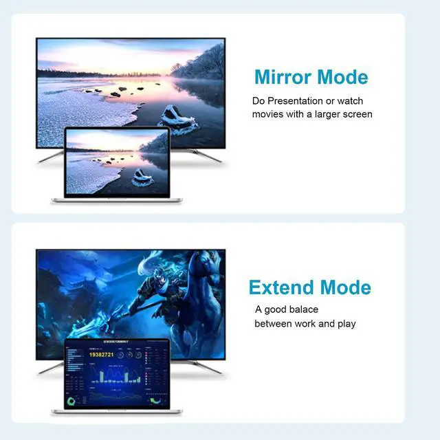 Alt view image 7 of 7 - BUCIER VGA Extension Cable, VGA Cable Male to Female 6 Feet 15 Pin (Not 9 Pin), SVGA Male to Female HD15 Monitor Video Adapter Cable Support 1080P Full HD for Laptop, PC, Projector, HDTV, Display