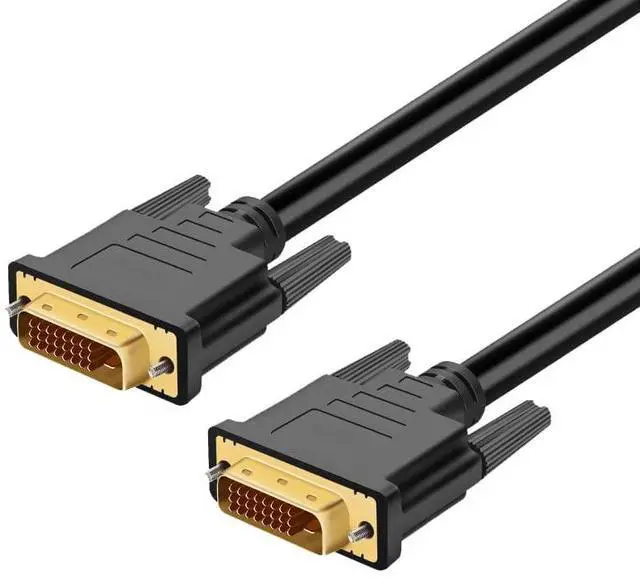 Alt view image 7 of 7 - BUCIER 10-Pack 6 FT DVI-D to DVI-D (24+1) Dual Link Cable, Black, High Resolution, High-Speed, Compatible with Personal Computer, Laptop, Desktop, Monitor, Projector, HDTV