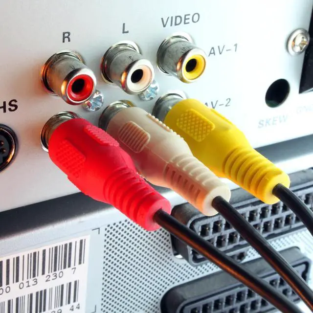 Alt view image 4 of 7 - BUCIER RCA to RCA Audio Cable 6 Feet 3 RCA Male to Male Composite AV Video Cable for Speakers, TVs, DVD Players