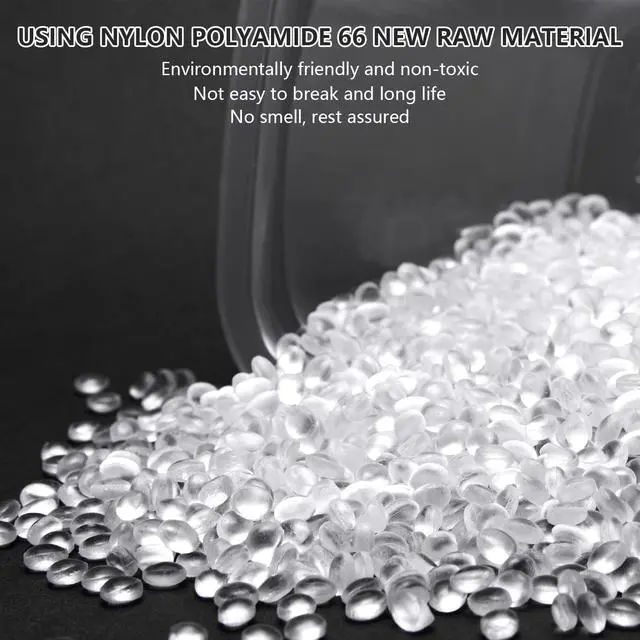 Alt view image 5 of 7 - BUCIER 250pcs Zip Ties Plastic Cable Zip Ties Self-Locking Nylon Wire Ties Heavy Duty Ultra Strong Zip Straps (10 Inch, White)