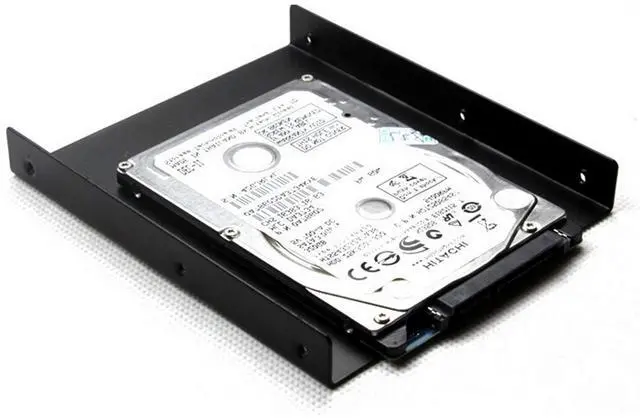 Alt view image 6 of 7 - BUCIER HDD SSD Mounting Bracket 2.5 to 3.5 Adapter Hard Drive Holder (Single Drive, Pack of 2)