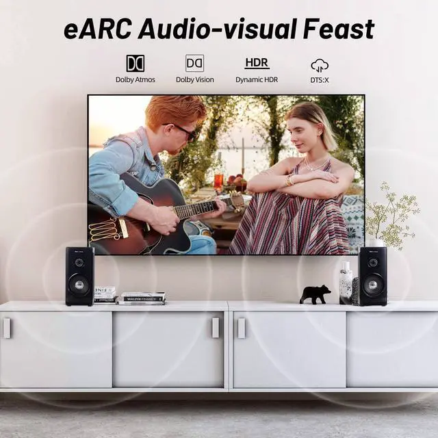 Alt view image 6 of 7 - BUCIER 30Ft HDMI Cable Fiber Optic 8K 48Gbps, in Wall HDMI 2.1 Cord with Detachable Micro Connector, Supports 8K@60Hz 4K@120Hz Compatible with Projector, TV, PC, Monitor