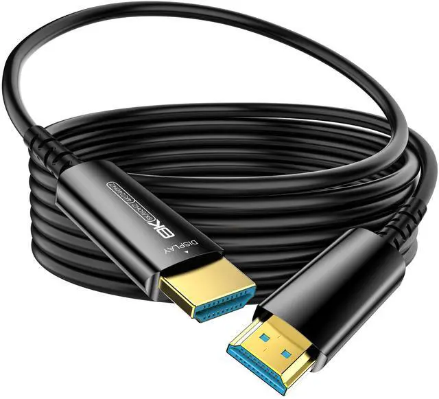 Main image of BUCIER Fiber Optic HDMI Cable 65 FT, 8K Long HDMI 2.1 Cable, Thin HDMI Cord 48Gbps Ultra High Speed, 8K@60Hz, 4K@240Hz/120Hz, Dynamic HDR, eARC, HDCP 2.2&2.3, 3D, Compatible for PS4/5/Xbox/TV/Laptop