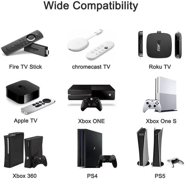 Alt view image 4 of 7 - BUCIER 2 AV Inputs + 3 HDMI 2.0 Inputs to HDMI Converter (5 in 1) with Upgrade New Version