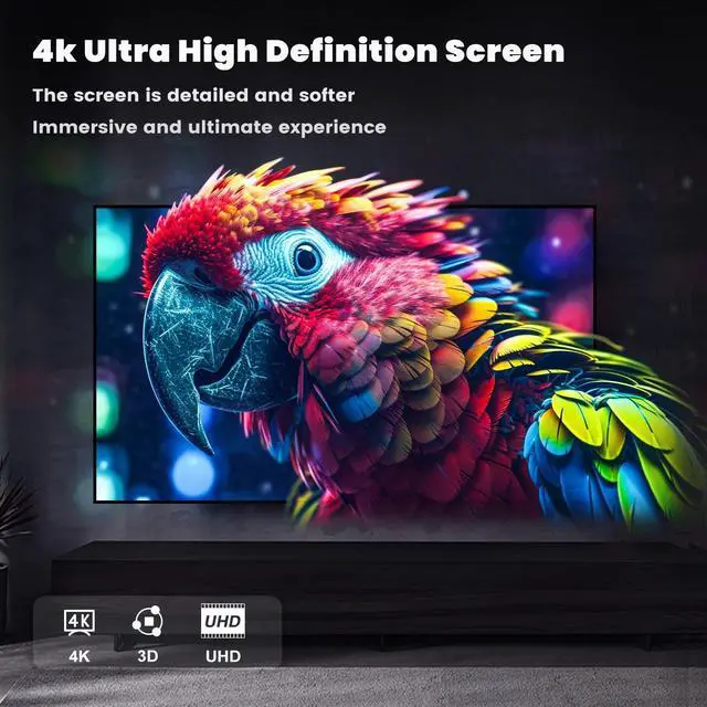 Alt view image 5 of 7 - BUCIER HDMI Splitter 1 in 3 Out, 4K 1x3 HDMI Splitter Supports 4K@30HZ 2K 1080P UHD HDR 3D for Xbox Roku HDTV PS5/4, HDMI Video Splitter Does Not Support Expansion Without Hdmi Cable