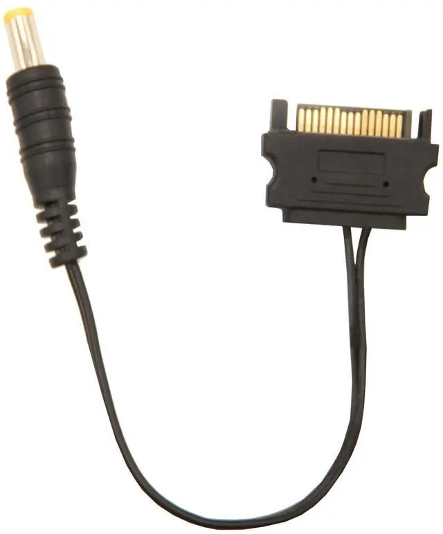 Alt view image 2 of 5 - BUCIER 5Pcs 15Pin SATA to DC 5.5mm x 2.1mm Male Power Supply Adapter Cable LED Chassis Light Tape Controller Power Connection Cable for Computer LED Strips