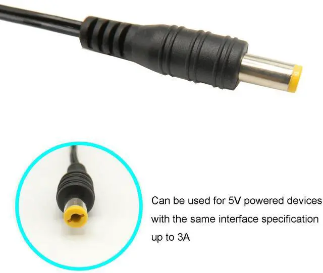 Alt view image 3 of 5 - BUCIER 5Pcs 15Pin SATA to DC 5.5mm x 2.1mm Male Power Supply Adapter Cable LED Chassis Light Tape Controller Power Connection Cable for Computer LED Strips