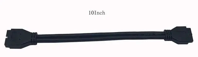 Alt view image 2 of 4 - BUCIER USB 3.0 20Pin Header Extension Cable FENGQLONG Male to Female Extension Cable