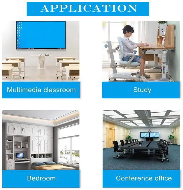 Alt view image 4 of 6 - BUCIER Dual USB 3.0 Cable with Panel Mount Screw Hole, 2 Ports USB 3.0 Male to Female Extension Cable, Suitable for Family, Classroom, Office, Conference, Entertainment and More Occasions (0.3m)