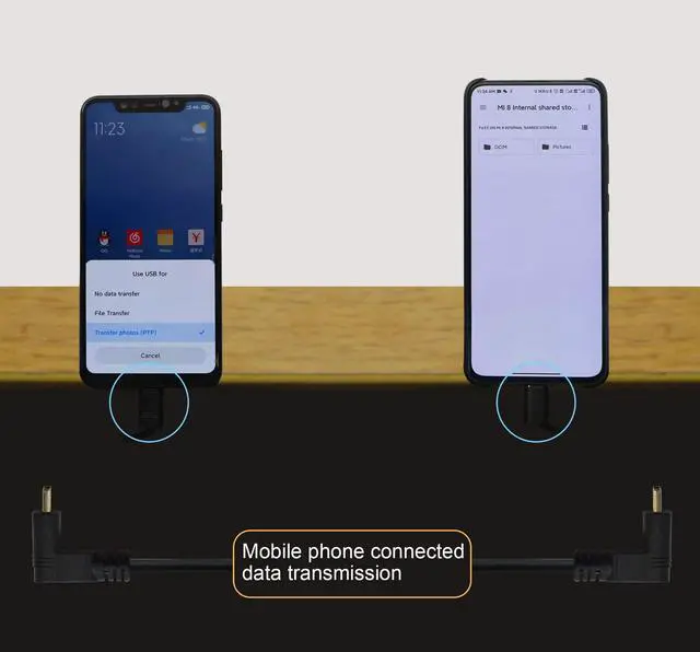 Alt view image 5 of 6 - BUCIER Right Angle 90 Degree Type C Cable,Type C Male to Type C Male 90 Degree Cable Up/Down Angle Charging Data Synchronization Extension Cable 3FT