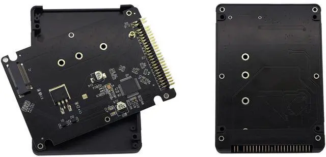 Alt view image 5 of 6 - BUCIER M.2 NGFF SATA SSD to 2.5" IDE 44pin Enclosure Adapter, Black for Notebook LaptopDesktop Computer and More