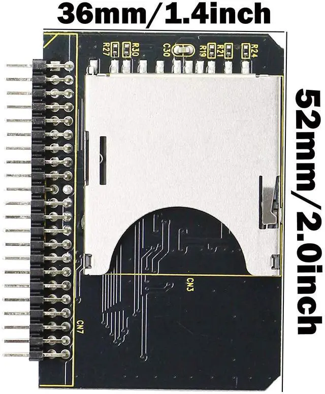 Alt view image 2 of 6 - BUCIER SD Card to 2.5 Inch IDE AdapterSD SDHC SDXC MMC Memory Card to IDE 2.5" 44 Pin Male Adapter Converter
