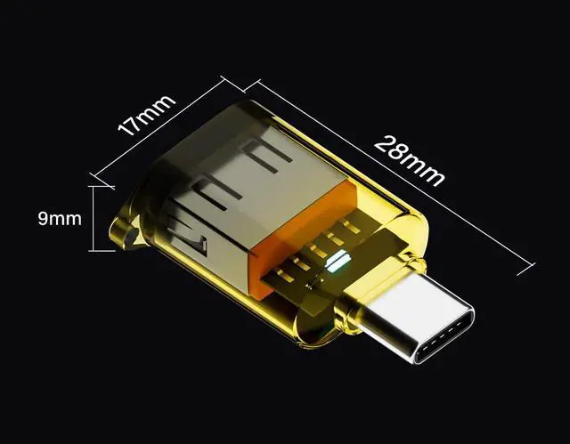 Alt view image 7 of 7 - BUCIER USB to USB C Adapter PD 120W Type-C Male to USB-A Female Adapter 10Gbps Data Transfer & Fast Charging Compatible with Laptop, Phone, Tablet & PC, 2 Pack (C Male to A Female)