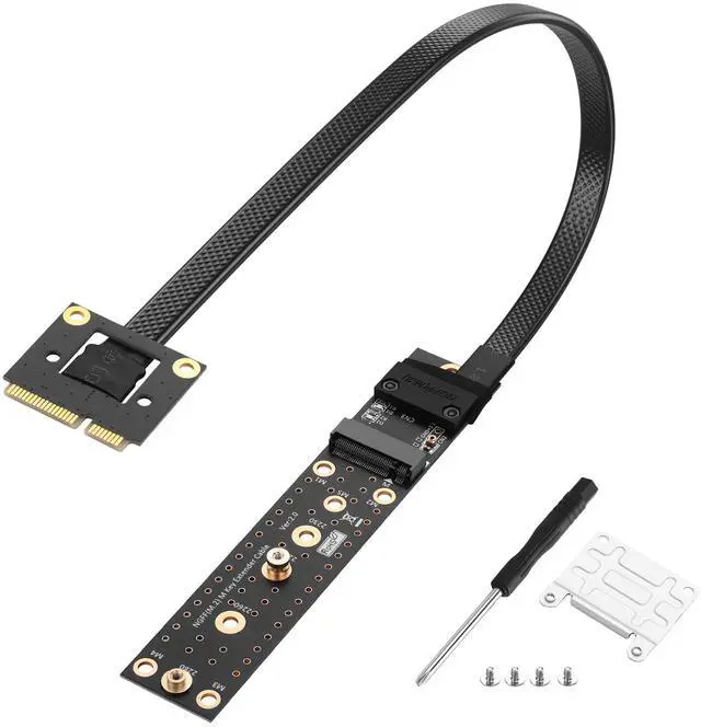 Main image of BUCIER Mini PCIE to NGFF M.2 M Key Extender Cable MPCIE Male to M2 Female NVME SSD Riser Cable