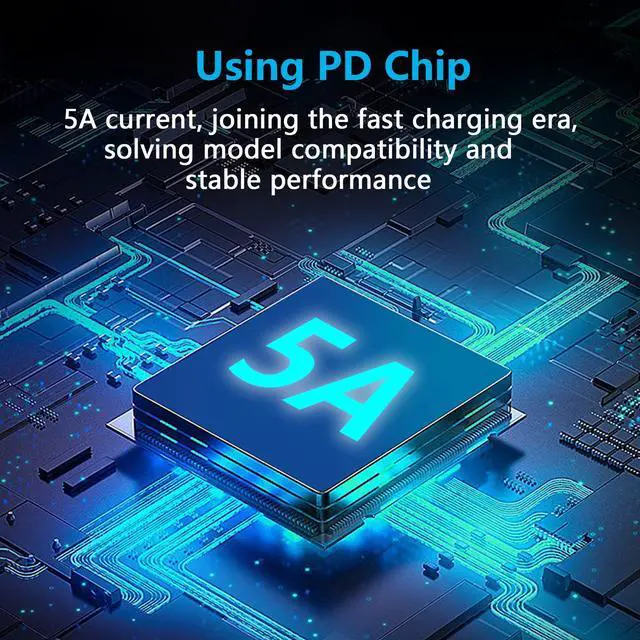 Alt view image 4 of 7 - BUCIER PD 100W Laptop Charger Adapter Cable DC 5.5mm x 2.5mm Female Input to USB Type C Male Power Charging Cable DC5525 to USB C Cable with PD Automatic Identification Chip,for Phone,Tablet,Laptop