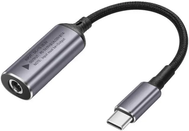 Main image of BUCIER PD 140W DC5521 to USB C Cable DC 5.5mm x 2.1mm Female Input to Type C Male Power Charging Cable with PD Automatic Identification Chip,for Phones,Tablets,Laptops(DC5521)