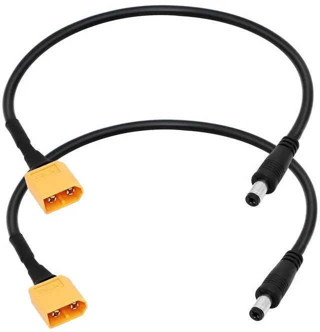 Alt view image 5 of 6 - BUCIER XT60 Adapter Cable XT60 Charging Cable XT60 Male Bullet Connector to Male DC 5.5mm X 2.5mm Power Cable for Fatshark Skyzone FPV Monitor Power (M/MDC5525) 2pcs