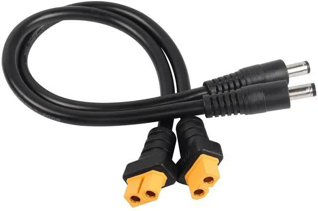 Alt view image 4 of 6 - BUCIER XT60 Adapter Cable - XT60 Female to Male DC 5.5mm X 2.1mm Power Cable for Fatshark & Skyzone FPV Monitors(M/FDC5521) 2pcs