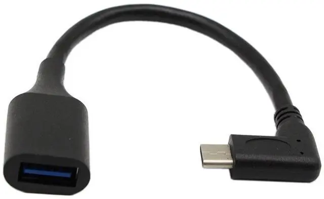 Main image of USB C OTG Cable,Type C 3.1 Male Cable,SinLoon High Speed USB 3.0 (Type A) Female to USB 3.1 C (Type C) Male Left or Right 90 Degree Angle OTG Sync & Charge Converter Adapter Cable Cord(3.0F-CM,7inch)