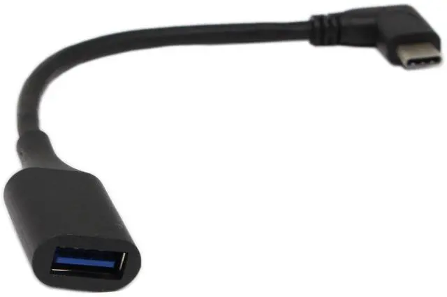 Alt view image 2 of 7 - USB C OTG Cable,Type C 3.1 Male Cable,SinLoon High Speed USB 3.0 (Type A) Female to USB 3.1 C (Type C) Male Left or Right 90 Degree Angle OTG Sync & Charge Converter Adapter Cable Cord(3.0F-CM,7inch)