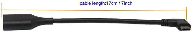 Alt view image 5 of 7 - USB C OTG Cable,Type C 3.1 Male Cable,SinLoon High Speed USB 3.0 (Type A) Female to USB 3.1 C (Type C) Male Left or Right 90 Degree Angle OTG Sync & Charge Converter Adapter Cable Cord(3.0F-CM,7inch)