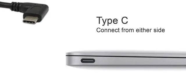 Alt view image 6 of 7 - USB C OTG Cable,Type C 3.1 Male Cable,SinLoon High Speed USB 3.0 (Type A) Female to USB 3.1 C (Type C) Male Left or Right 90 Degree Angle OTG Sync & Charge Converter Adapter Cable Cord(3.0F-CM,7inch)