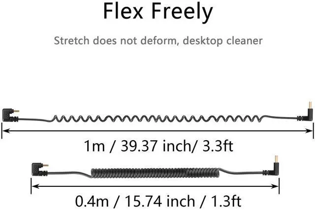 Alt view image 5 of 7 - BUCIER U Shape USB Type C Spring Cable 5Gbps Retractable 90 Degree USB3.0 to USB C Charging Cable and Data Transfer for Phone, Tablet, Other USB C Devices (Up)