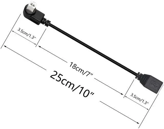Alt view image 3 of 7 - BUCIER USB 2.0 Type-B Printer Cable, 2-Pack USB B Female to Left Angle & Right Angle B Male Printer Extension Cable, for Scanner, Mobile HDD and More (L-R)
