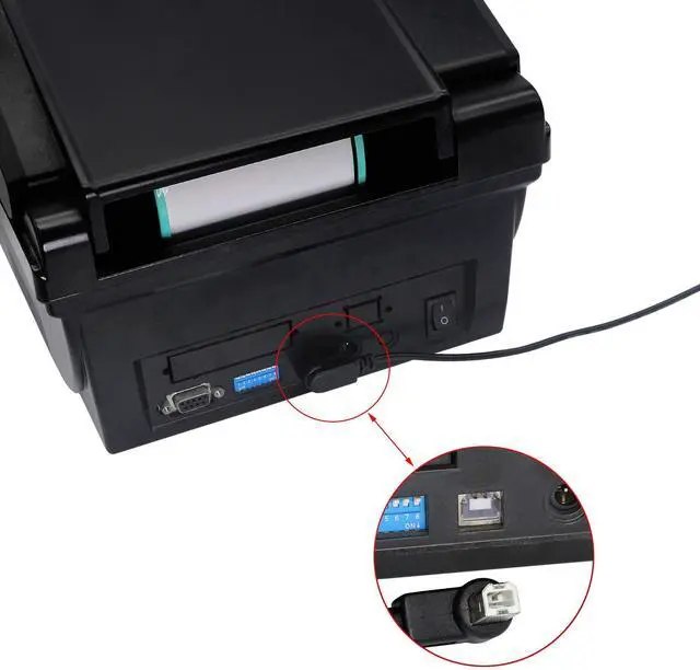 Alt view image 5 of 7 - BUCIER USB 2.0 Type-B Printer Cable, (2-Pack) USB 2.0 B Female to Left Angle B Male Printer Short Extension Cable,for Printer, Scanner, Mobile HDD and More (Left 2)