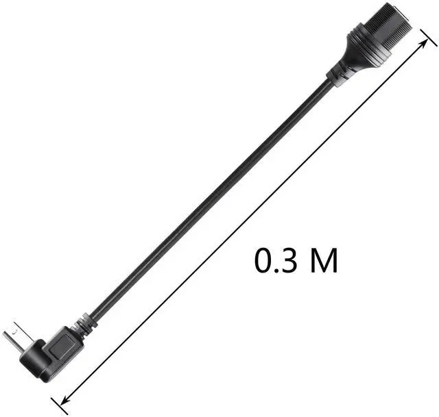 Alt view image 4 of 7 - BUCIER USB 2.0 Type-B 90 Degree Printer Cable,Waterproof Type B Flush Mount Car Mount Extension Printer Cable,for Car Truck Boat Motorcycle Dashboard,Sync Printing and Data Transferring (UP 0.3M)