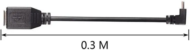 Alt view image 4 of 7 - BUCIER USB C Printer Cable, USB C to USB B Printer Cable, USB B 2.0 Female to USB C Male 90 Degree Printer Cable for Printers,Scanner,MIDI Controller DJ Controller(- 0.3M)