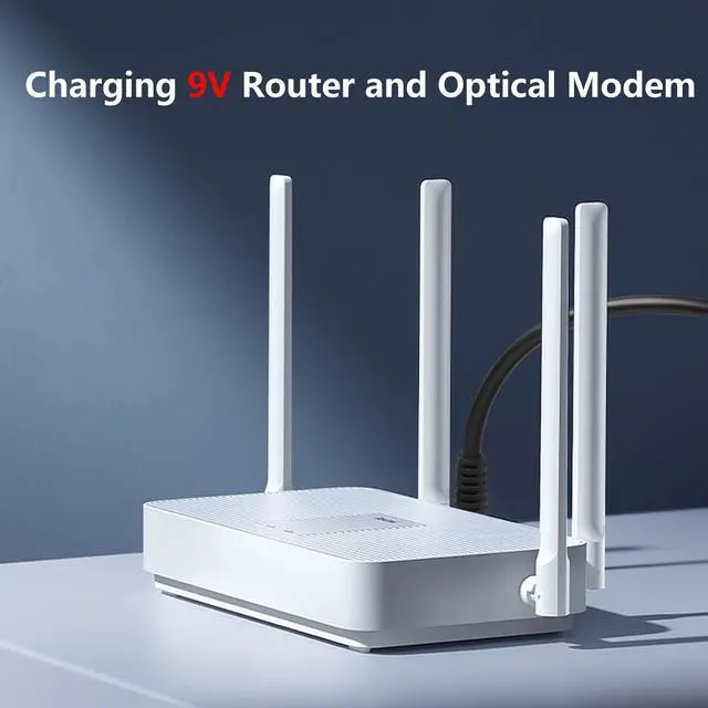 Alt view image 3 of 6 - BUCIER 9V Type C to DC 4.0 x 1.7mm Power Charging Cable, 59inch USB C Male to DC4017 Male Extension Charge Cable for 9V Router, Optical Modem, Small Fan, Electric Tool 1.5M (9V)