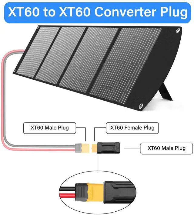 Alt view image 3 of 6 - BUCIER 2 Pack XT60 Male to Female Connector Adapter XT60 Wireless Adapter for RC FPV Toy Car Plane Drone Battery (Male to Female)