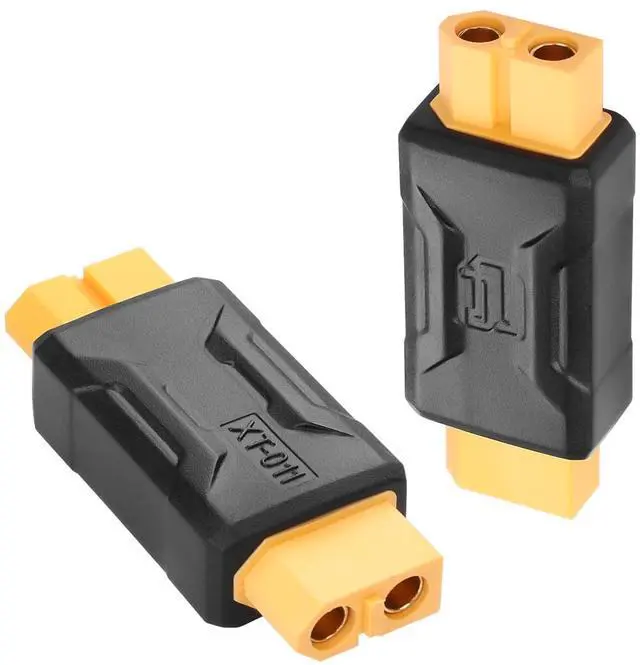 Main image of BUCIER 2 Pack XT60 Female to Female Connector Adapter XT60 Wireless Adapter for RC FPV Toy Car Plane Drone Battery (Female to Female)