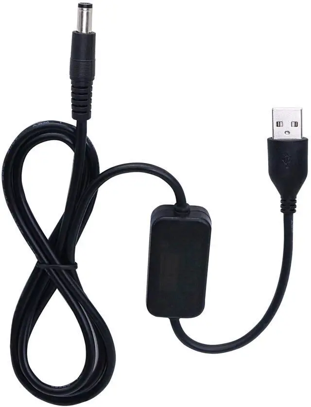 Alt view image 4 of 6 - BUCIER 3.28ft USB 5V to DC 12V Converter Step Up Voltage Converter Power Cable,for Camera, Desk lamp, Speakers, Blue Tooth Headset, and Other 5V Devices.(5.5 x 2.1mm)