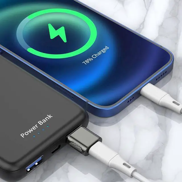 Alt view image 6 of 7 - BUCIER USB C Female to USB Male Adapter 2 Pack, USB Type C Cable to USB A Charger Converter for Apple Watch 9 8 7, iPhone 15 14 13 12, AirPods, iPad and More - Space Grey