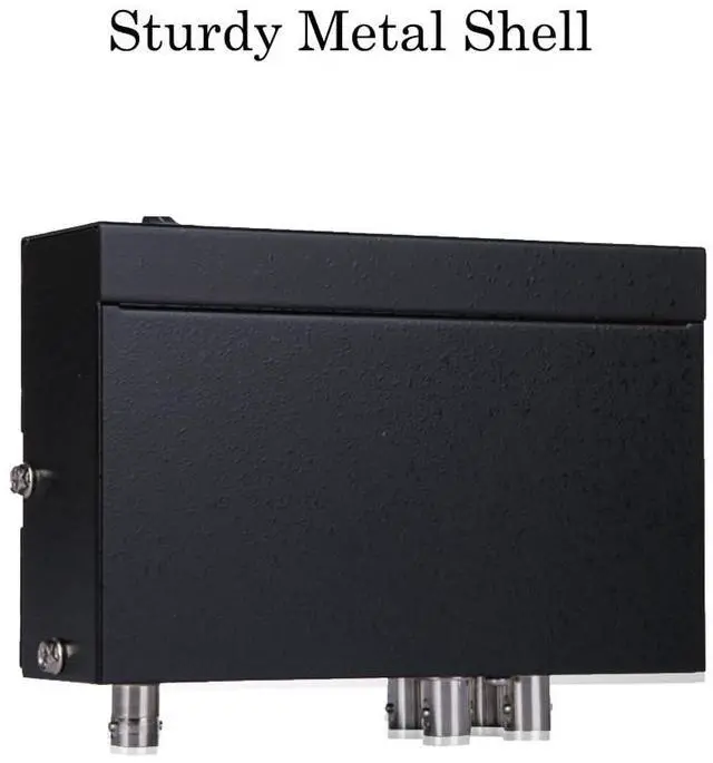 Alt view image 5 of 7 - BUCIER 4-Port (1 Input 4 Output) BNC Video Splitter Box Coaxial Distributor Amplifier for Video Monitoring System CCTV Security Camera