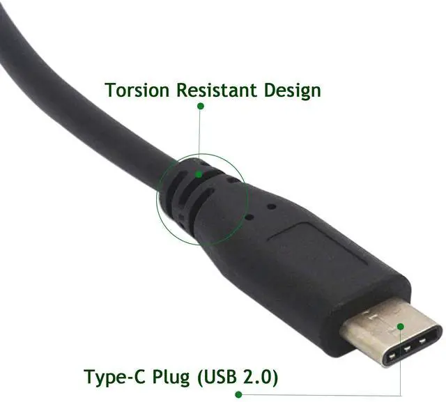 Alt view image 3 of 7 - BUCIER USB C Terminal, Type C Male Screw Terminal Block Connector Solderless Pluggable 5P Block Extension Cord Transfer Data & Charging for Type-C Interface Devices (USB C Male)