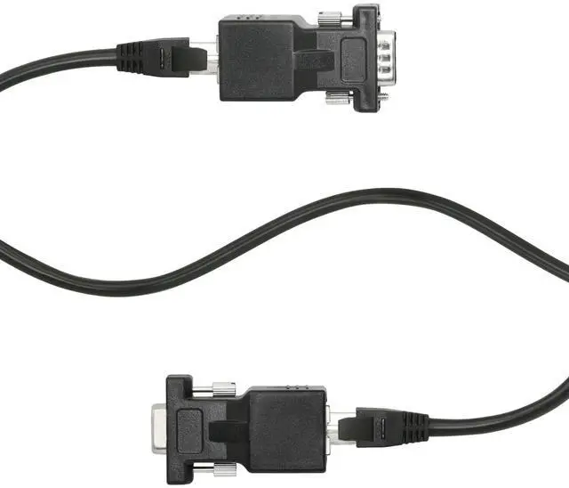 Alt view image 5 of 6 - BUCIER DB9 RS232 to RJ45 Extender, DB9 9-Pin Serial Port Female&Male to RJ45 CAT5 CAT6 Ethernet LAN Extend Adapter Cable-2pcs (2-Adapter)