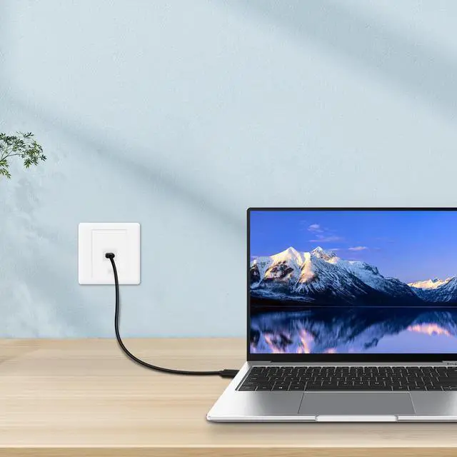 Alt view image 5 of 7 - BUCIER USB C to Type-C Keystone Insert Adapter - 10 Gbps, High Speed Charging, 20CM/7.8INCH