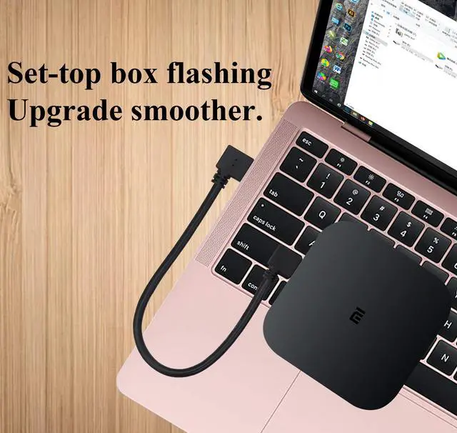 Alt view image 6 of 7 - BUCIER 90 Degree USB 3.0 A Extension Cable Left & Right Angle USB 3.0 Type A Male to Male Charging and Data Transfer Cable for Hard Drive,Printers,Cameras,Mouse,Laptop Cooler(0.3M/1ft-Black)