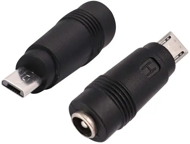 Main image of BUCIER Micro DC Power Adapter DC5.5x2.1mm to Micro USB 5V DC Power Supply Charging Cables Connector for Cellphone, Tablet,MP3 and Micro USB Device.(2Pack-Micro)